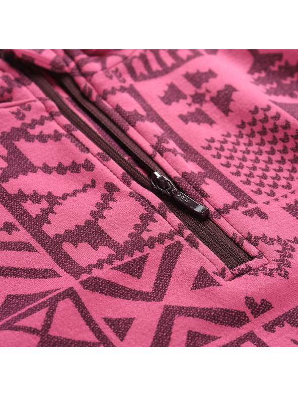 ALPINE PRO Dámske funkčné prádlo - tričko ALPINE PRO SEAMA fuchsia fedora