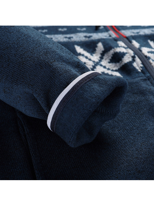 ALPINE PRO Dámsky hrievny sveter s kapucňou ALPINE PRO NORESA moonlit ocean varianta pa