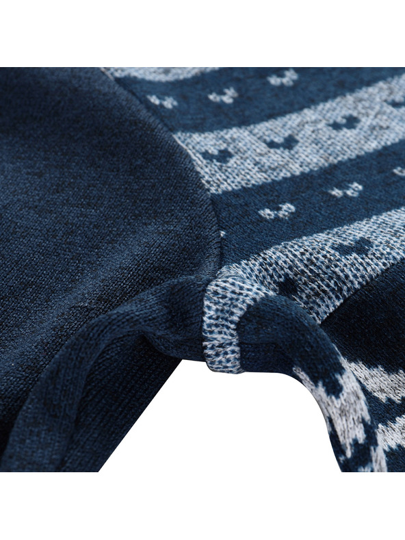 ALPINE PRO Dámsky hrievny sveter s kapucňou ALPINE PRO NORESA moonlit ocean varianta pa