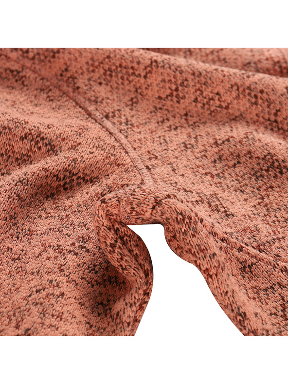 ALPINE PRO Dámsky hrievny sveter na zips ALPINE PRO ZEGA 2 tawny orange