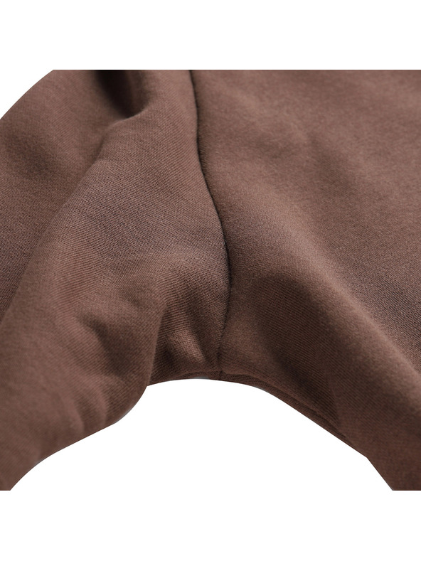 ALPINE PRO Dámske mikinkové šaty ALPINE PRO OLEBA rain drum