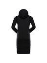 ALPINE PRO Dámske mikinkové šaty ALPINE PRO OLEBA black