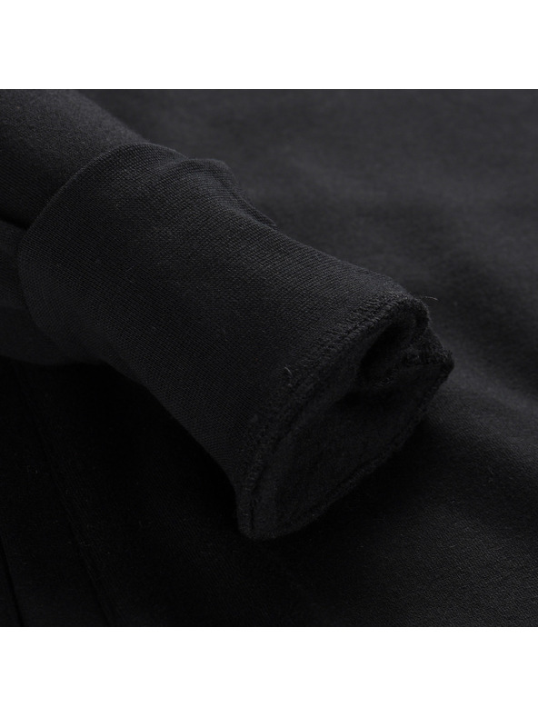 ALPINE PRO Dámske mikinkové šaty ALPINE PRO OLEBA black