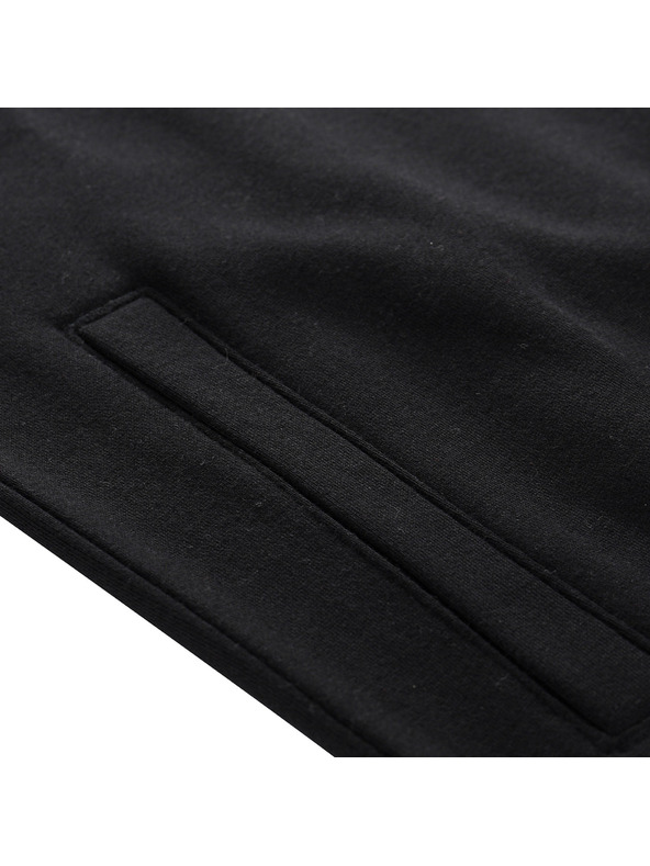 ALPINE PRO Dámske mikinkové šaty ALPINE PRO OLEBA black