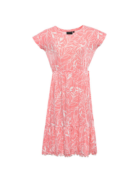 ALPINE PRO Dámske letné šaty ALPINE PRO DEREFA georgia peach varianta pb