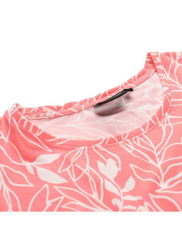 ALPINE PRO Dámske letné šaty ALPINE PRO DEREFA georgia peach varianta pb