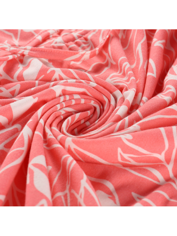 ALPINE PRO Dámske letné šaty ALPINE PRO DEREFA georgia peach varianta pb