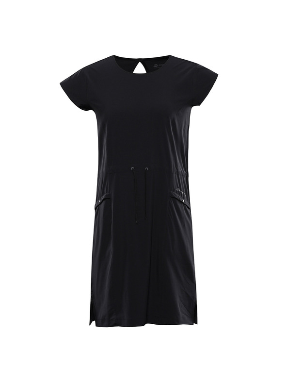 ALPINE PRO Dámske letné šaty ALPINE PRO ASEDA black