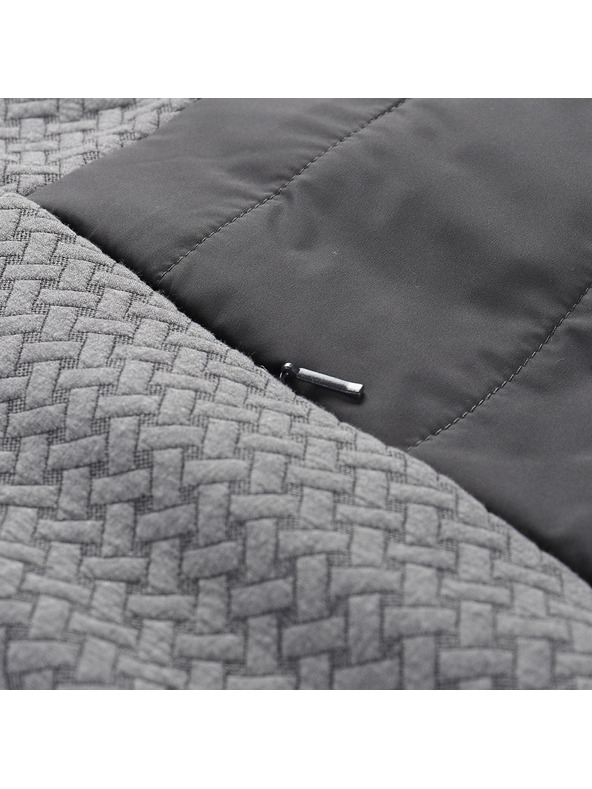 ALPINE PRO Dámske šaty s hrievou výplňou hi-therm ALPINE PRO OLWA dk.true gray