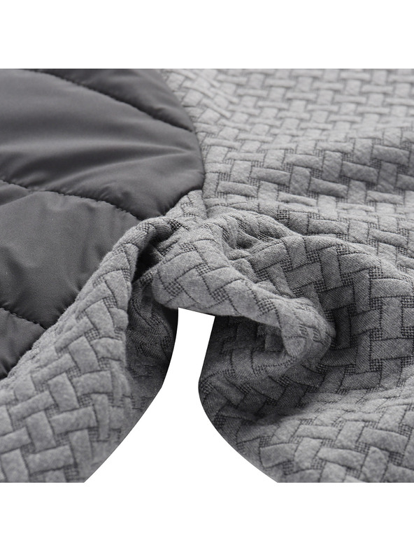 ALPINE PRO Dámske šaty s hrievou výplňou hi-therm ALPINE PRO OLWA dk.true gray