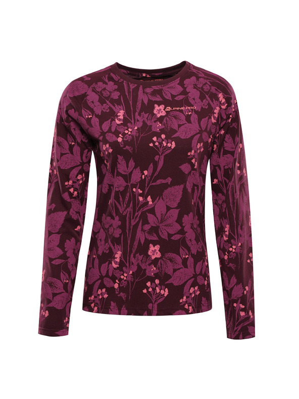 ALPINE PRO Dámske tričko z organickej bavlny ALPINE PRO GRETTA winetasting varianta pa