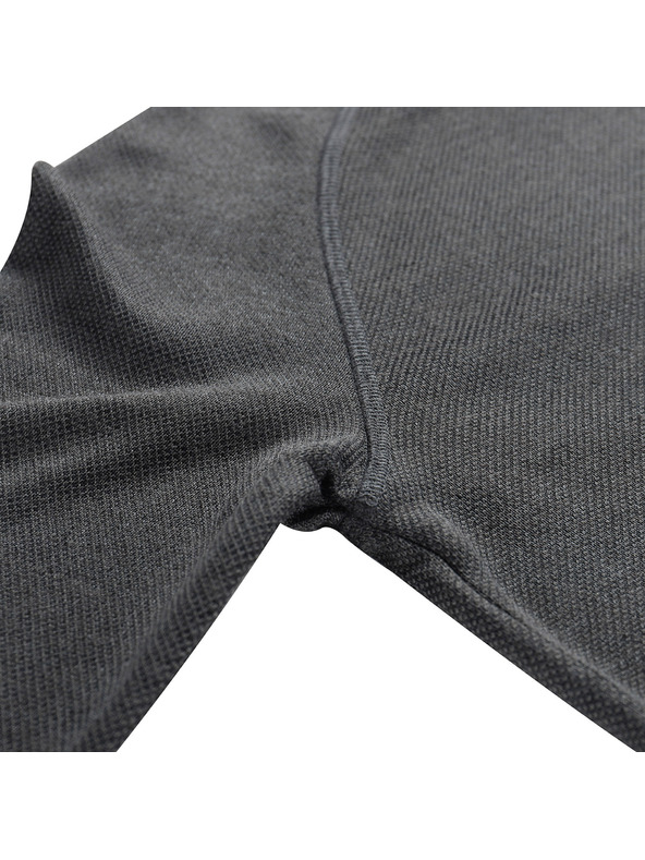 ALPINE PRO Dámske tričko s dlhým rukávom ALPINE PRO BREKA dk.true gray