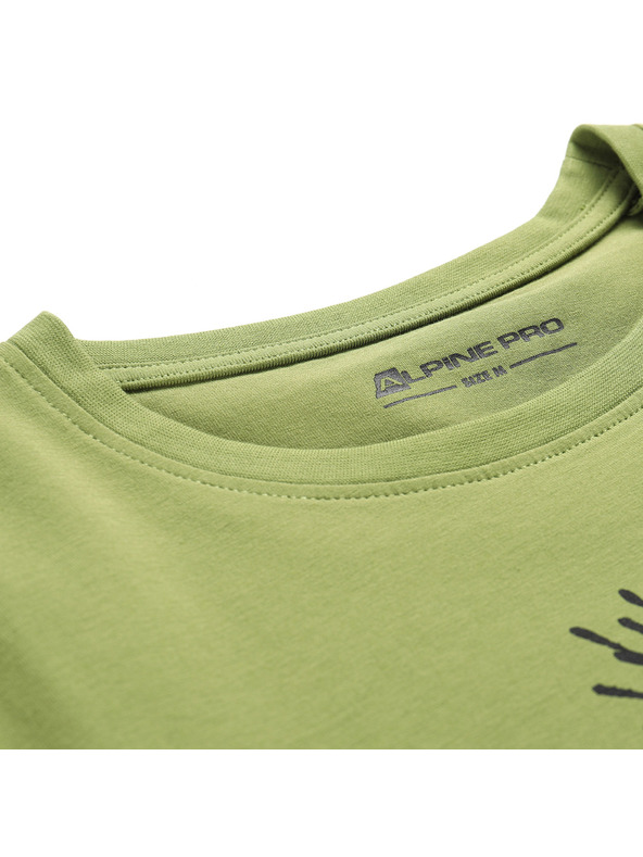 ALPINE PRO Dámske bavlnené tričko ALPINE PRO MOROLA turtle green varianta pa