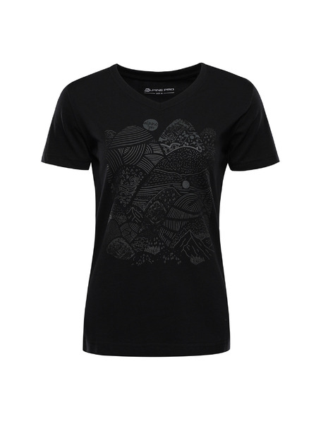 ALPINE PRO Dámske funkčné tričko s cool-dry ALPINE PRO GREMA 2 black varianta pb