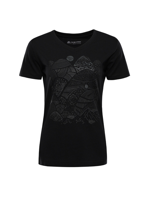 ALPINE PRO Dámske funkčné tričko s cool-dry ALPINE PRO GREMA 2 black varianta pb