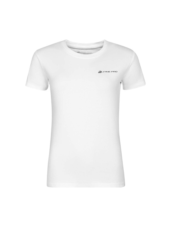ALPINE PRO Dámske bavlnené tričko s fine cotton ALPINE PRO FRABA white