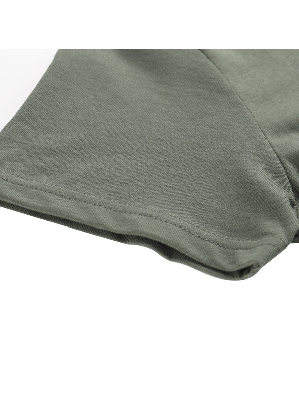 ALPINE PRO Dámske tričko z organickej bavlny ALPINE PRO TERMESA 3 petrol varianta pa