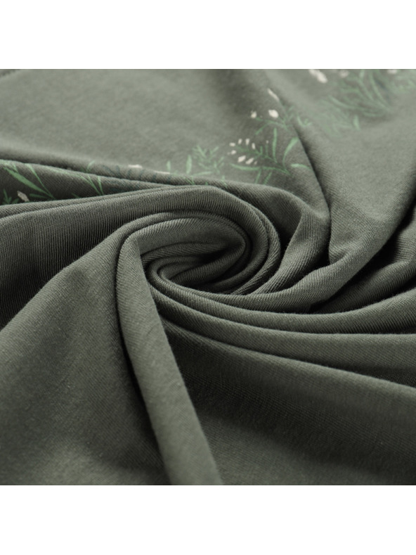 ALPINE PRO Dámske tričko z organickej bavlny ALPINE PRO TERMESA 3 petrol varianta pa