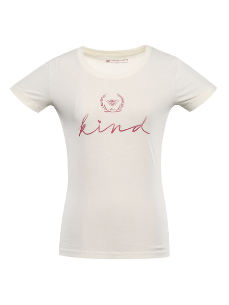 ALPINE PRO Dámske tričko z organickej bavlny ALPINE PRO TERMESA 2 creme varianta pb