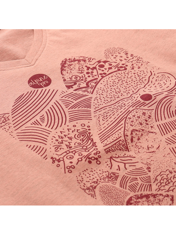 ALPINE PRO Dámske funkčné tričko s cool-dry ALPINE PRO GREMA 2 tawny orange varianta pb