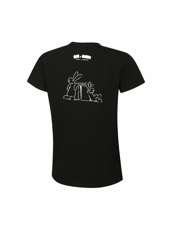 ALPINE PRO Dámske tričko bob a bobek ALPINE PRO BOBBA black