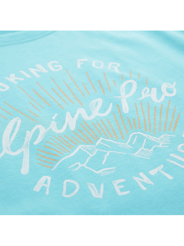 ALPINE PRO Dámske bavlnené tričko ALPINE PRO UNEGA 8 curacao varianta pg