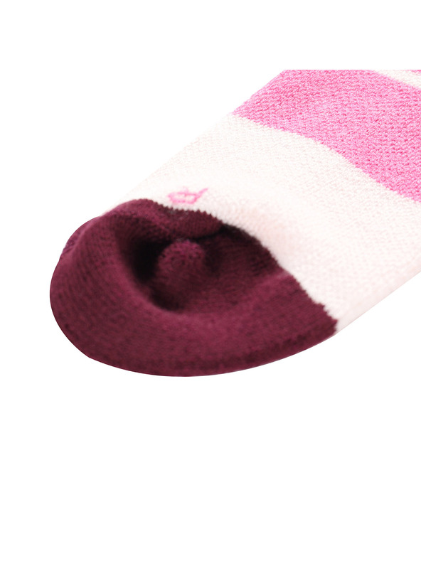 ALPINE PRO Detské lyžiarske podkolienky z merino vlny ALPINE PRO SKYRO light lilac