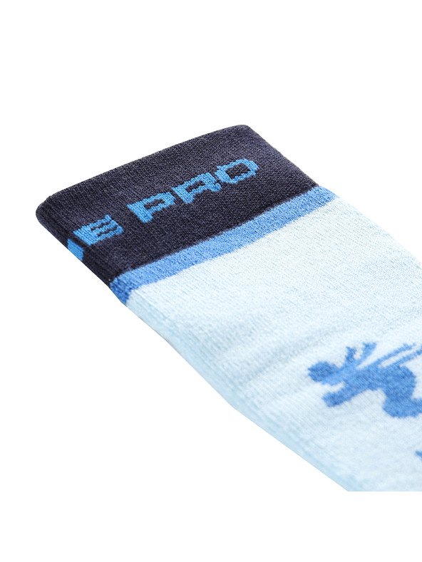 ALPINE PRO Detské lyžiarske podkolienky z merino vlny ALPINE PRO SKYRO windsurfer