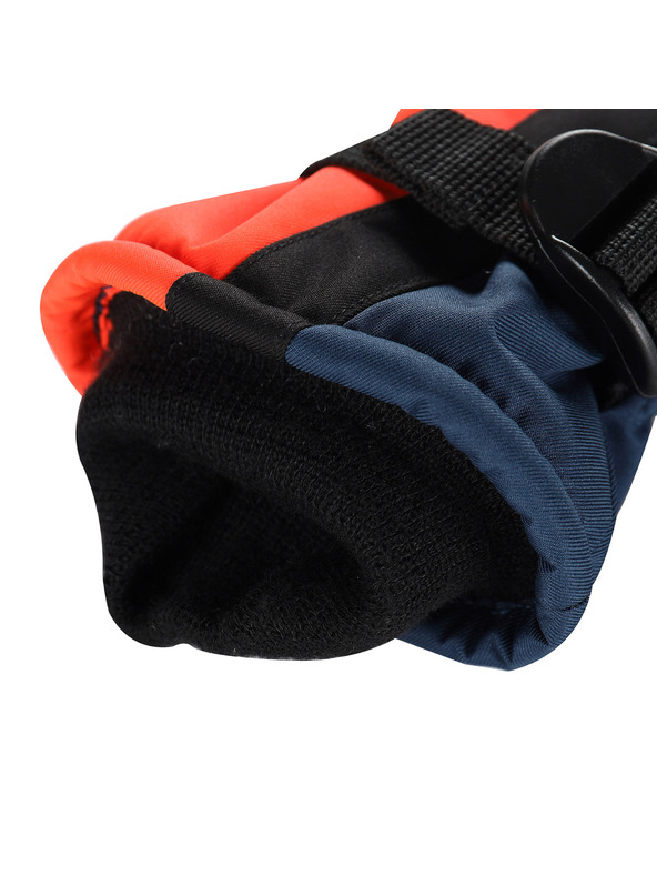 ALPINE PRO Detské rukavice s membránou ptx ALPINE PRO LORDO 2 neon red