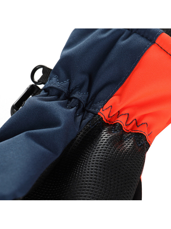 ALPINE PRO Detské rukavice s membránou ptx ALPINE PRO LORDO 2 neon red