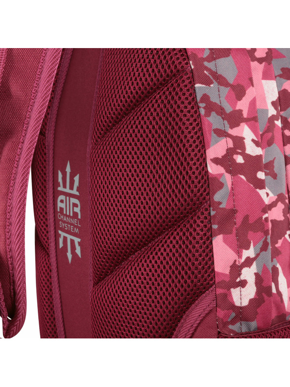 ALPINE PRO Detský školský batoh so svietiacim logom 25l ALPINE PRO NERAX anemone