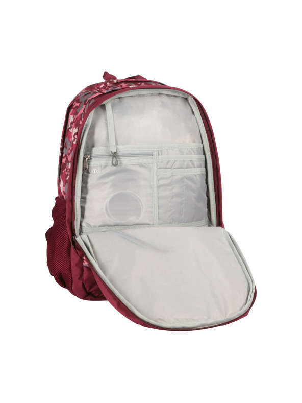 ALPINE PRO Detský školský batoh so svietiacim logom 25l ALPINE PRO NERAX anemone