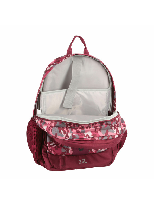 ALPINE PRO Detský školský batoh so svietiacim logom 25l ALPINE PRO NERAX anemone