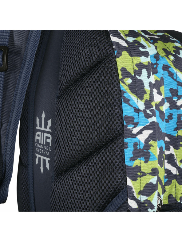 ALPINE PRO Detský školský batoh so svietiacim logom 25l ALPINE PRO NERAX mood indigo