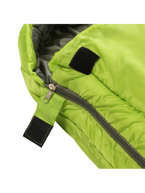 ALPINE PRO Detský mumový spací vak ALPINE PRO MELO lime green