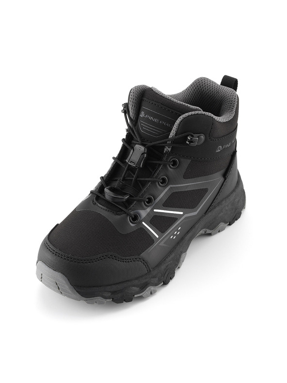 ALPINE PRO Detská outdoorová obuv s ptx membránou ALPINE PRO MOTENO black