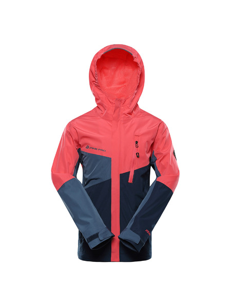 ALPINE PRO Detská bunda s ptx membránou ALPINE PRO NOREMO 3 calypso coral