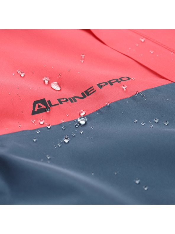 ALPINE PRO Detská bunda s ptx membránou ALPINE PRO NOREMO 3 calypso coral