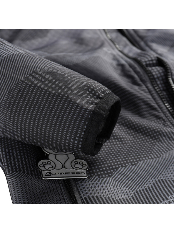 ALPINE PRO Detská softshellová bunda s membránou ALPINE PRO EZORO black varianta pa