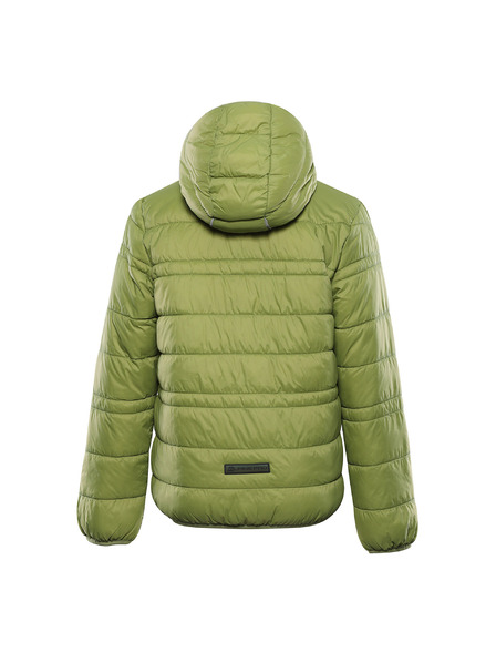 ALPINE PRO Detská obojstranná bunda hi-therm ALPINE PRO DOUWO turtle green varianta pe