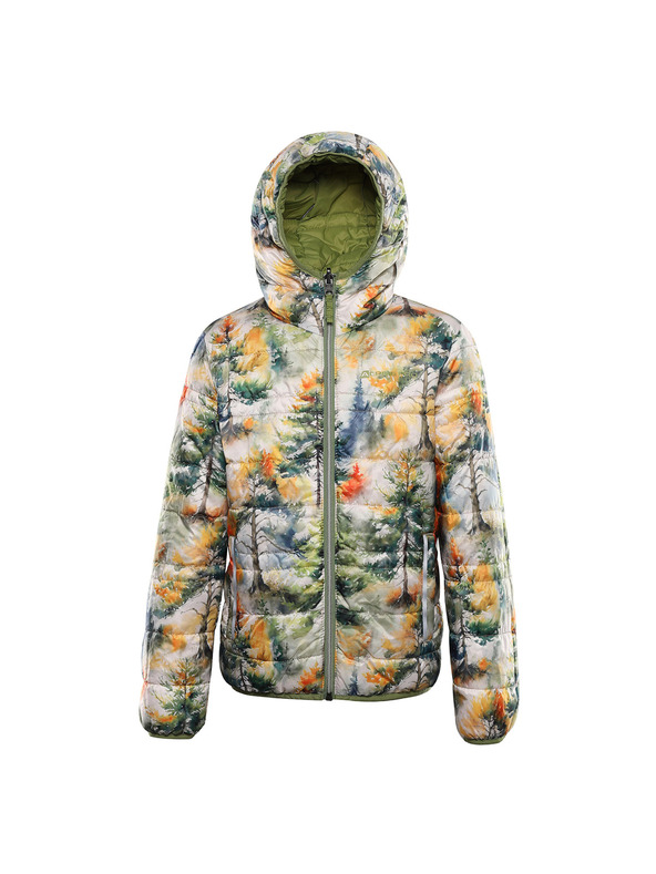ALPINE PRO Detská obojstranná bunda hi-therm ALPINE PRO DOUWO turtle green varianta pe