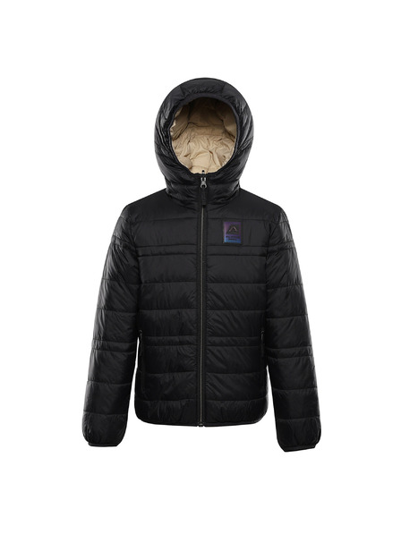 ALPINE PRO Detská obojstranná bunda hi-therm ALPINE PRO DOUWO black