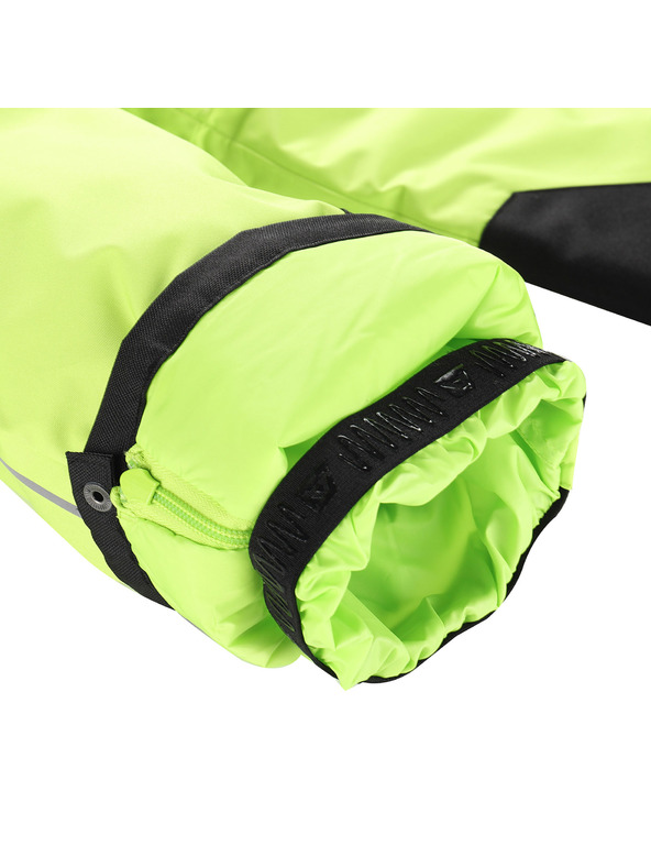 ALPINE PRO Detské lyžiarske nohavice s membránou ptx snow ALPINE PRO EDESO 2 acid lime
