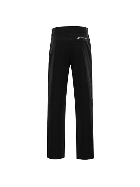 ALPINE PRO Detské softshellové nohavice - vodoodpudivá úprava ALPINE PRO ATEMO black