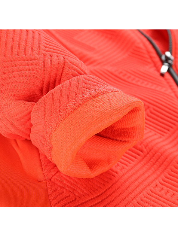 ALPINE PRO Detská športová mikina ALPINE PRO DOZERO 2 neon red