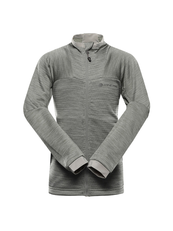 ALPINE PRO Detská rýchleschnúca mikina ALPINE PRO ONNECO 3 abbey stone