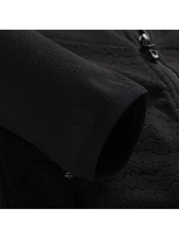 ALPINE PRO Detská hrejivá mikina z mikrofleecu ALPINE PRO SIUSO 3 black