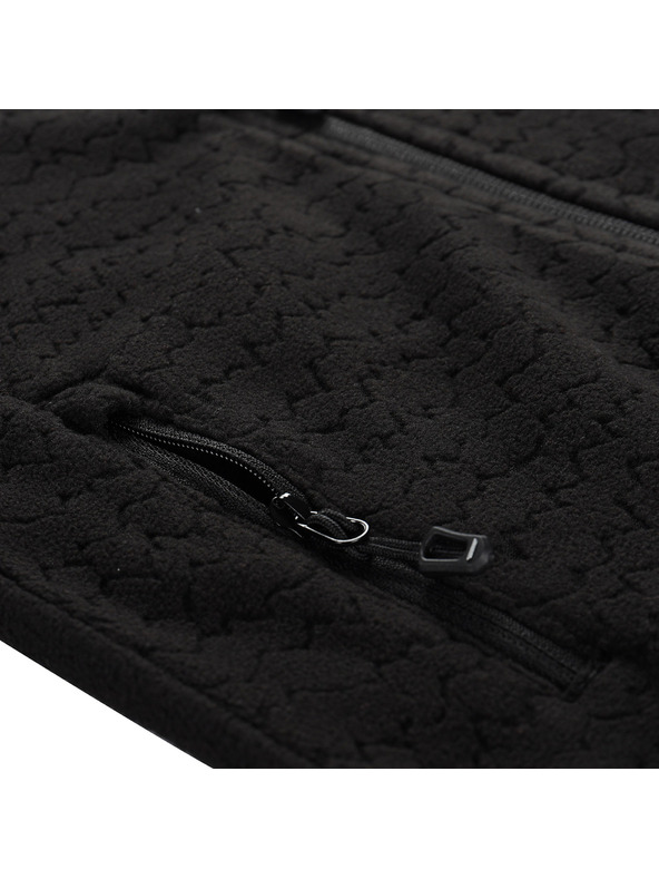 ALPINE PRO Detská hrejivá mikina z mikrofleecu ALPINE PRO SIUSO 3 black