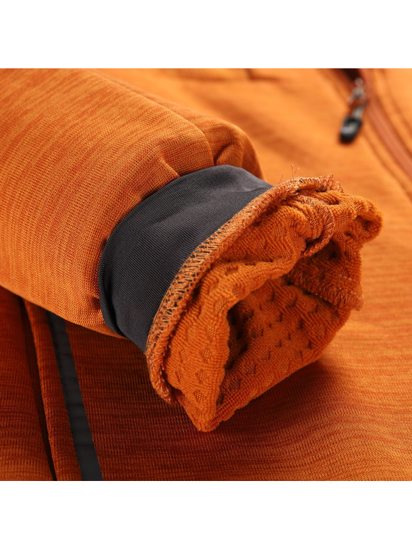 ALPINE PRO Detská rýchleschnúca mikina ALPINE PRO ONNECO 3 golden oak