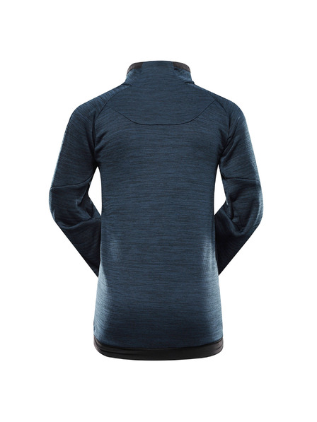 ALPINE PRO Detská rýchleschnúca mikina ALPINE PRO ONNECO 3 blue wing teal